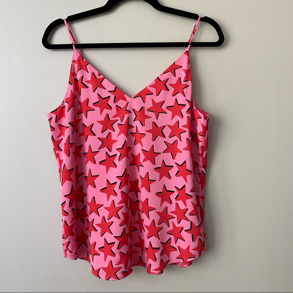 NWT EXPRESS star print adjustable strap tank top